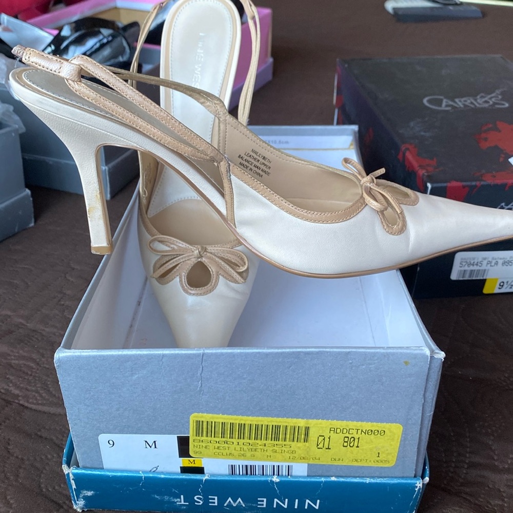 Nine W. size 9 stilettos strap